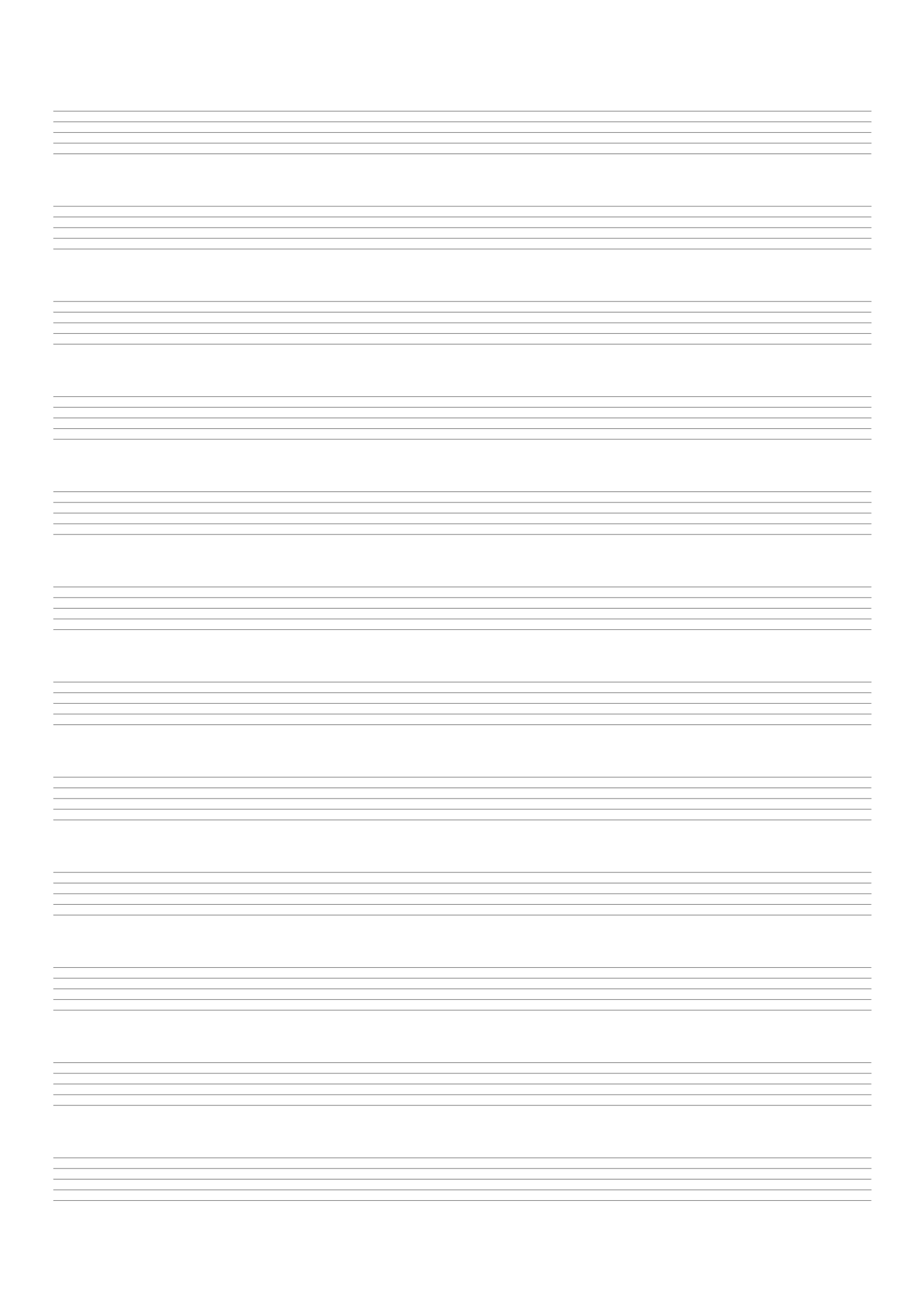 A4 Staff Paper - A4 (2480×3508) free template